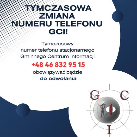 Grafika informująca o tymczasowym numerze telefonu