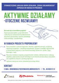 Plakat promujący projekt