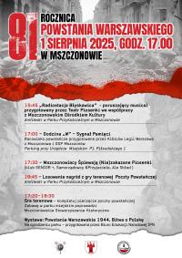 81. Rocznica Wybuchu Powstania Warszawskiego