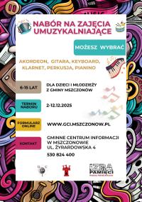 Zapraszamy na bezpłatne zajęcia umuzykalniające!