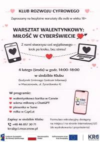 WARSZTAT WALENTYNKOWY 💘 „Miłość w cyberświecie”